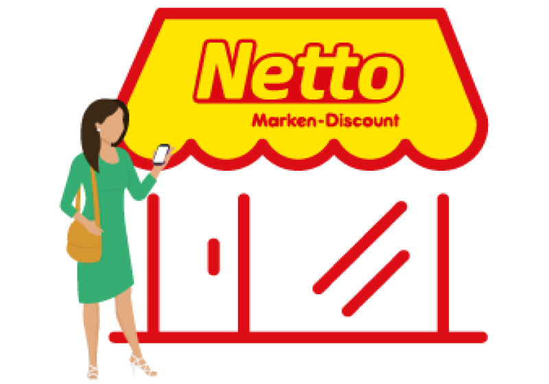 Teaser zum Kauf von NettoKOM Produkten in der Netto Filiale | NettoKOM
