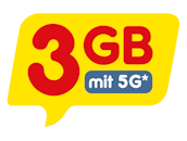 Sprechblase mit 3 GB | NettoKOM