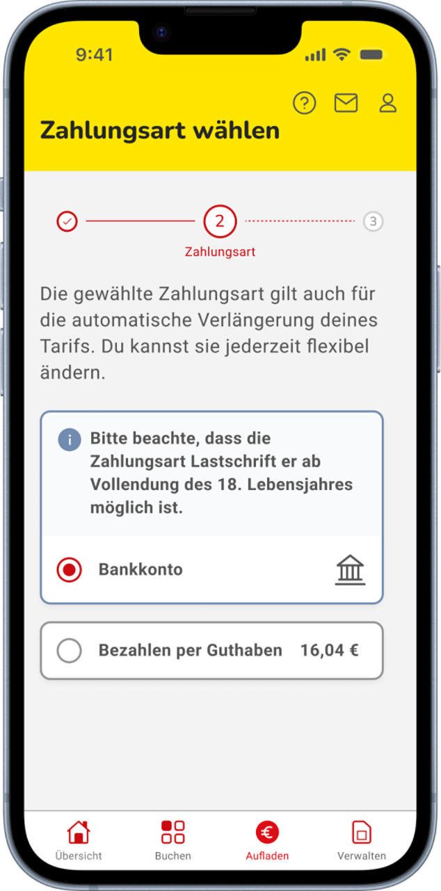 Screenshot Aandroid Aufladen 3 | NettoKOM Aufladen