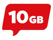 Teaser Tarife 10 GB 5G Netzabdeckung Sprechblase | NettoKOM Tarife