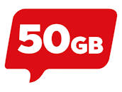 Sprechblase mit 50 GB - NettoKOM