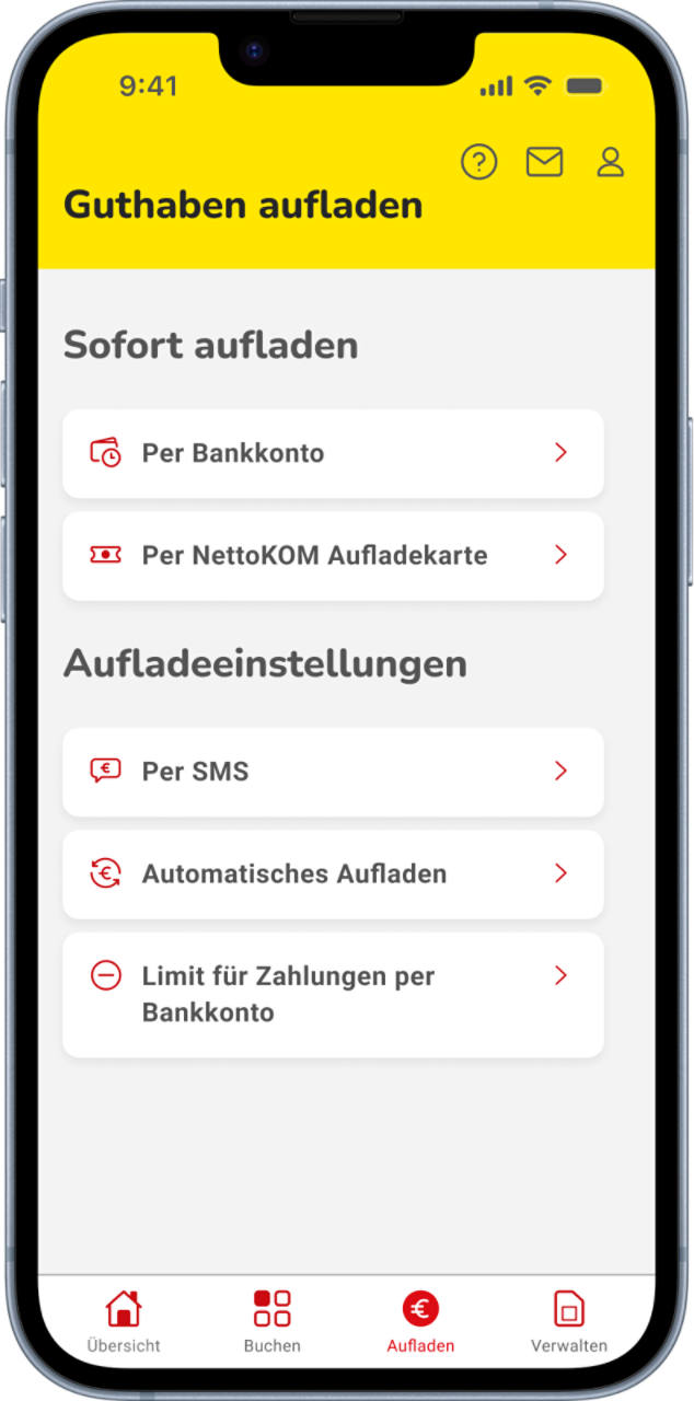 Screenshot Aandroid Aufladen 2 | NettoKOM Aufladen
